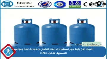 اضبط الآن رابط حجز اسطوانات الغاز الداخلي bmc.brega.ly ومواعيد التسجيل للأفراد (LPG)